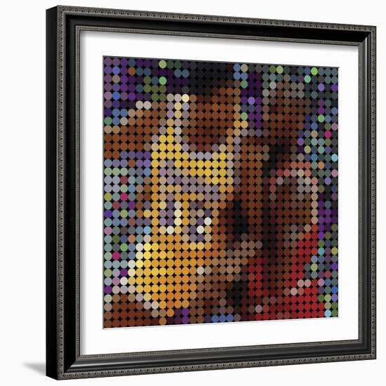 Magic and Jordan-Yoni Alter-Framed Giclee Print