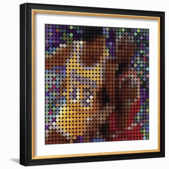 Magic and Jordan-Yoni Alter-Framed Giclee Print