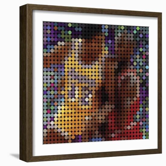 Magic and Jordan-Yoni Alter-Framed Premium Giclee Print