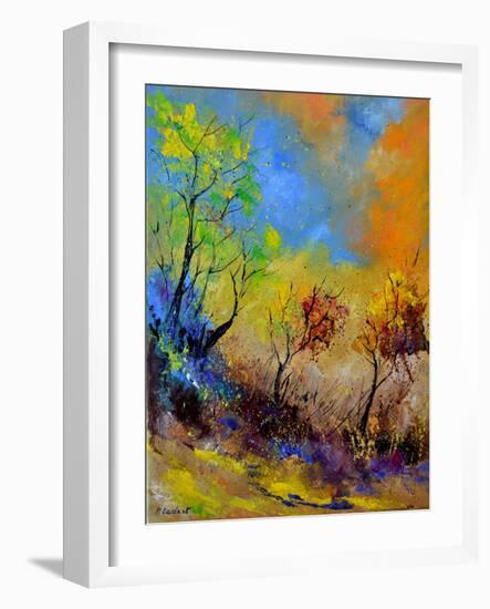 Magic Autumn in the Wood-Pol Ledent-Framed Art Print