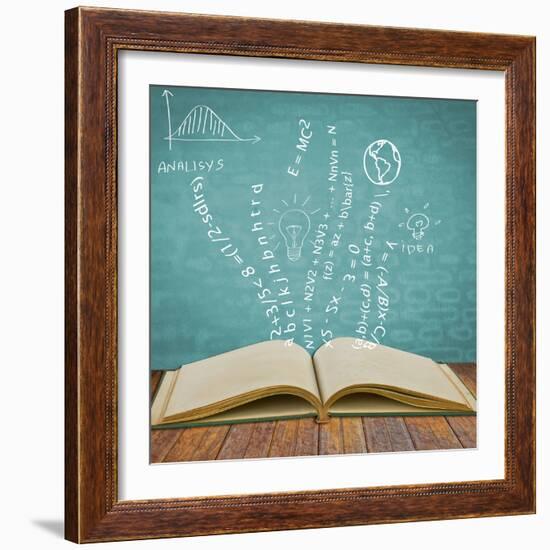 Magic Book-jannoon028-Framed Photographic Print