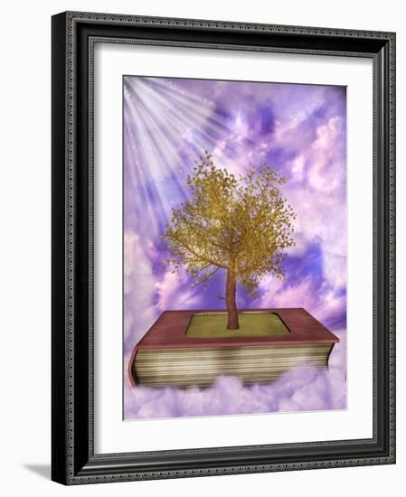 Magic Book-justdd-Framed Art Print