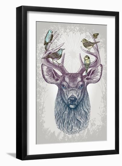 Magic Buck-Rachel Caldwell-Framed Art Print