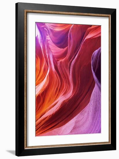 Magic Colors Of Canyon Antelope In The Usa-kavram-Framed Art Print