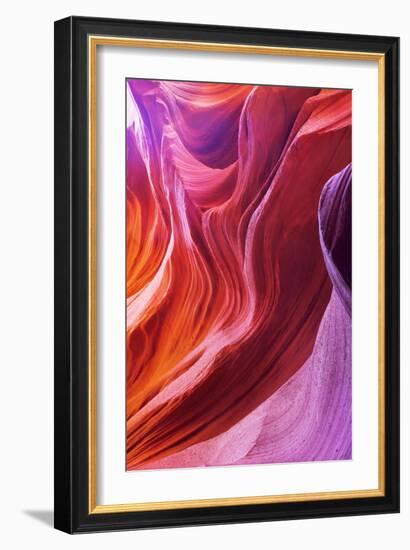 Magic Colors Of Canyon Antelope In The Usa-kavram-Framed Art Print