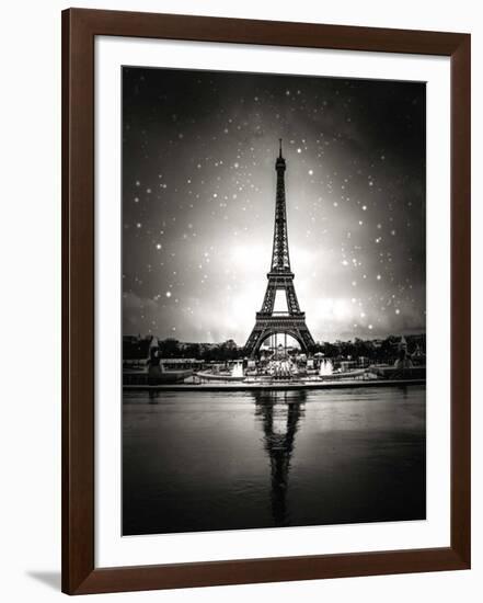 Magic Eiffel-Blonde Attitude-Framed Art Print