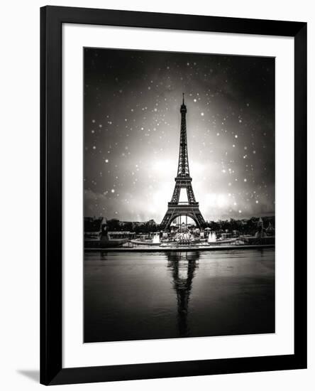 Magic Eiffel-Blonde Attitude-Framed Art Print