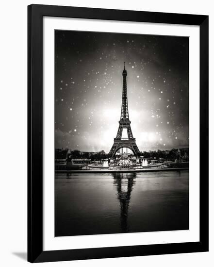 Magic Eiffel-Blonde Attitude-Framed Art Print