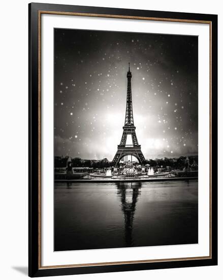 Magic Eiffel-Blonde Attitude-Framed Art Print