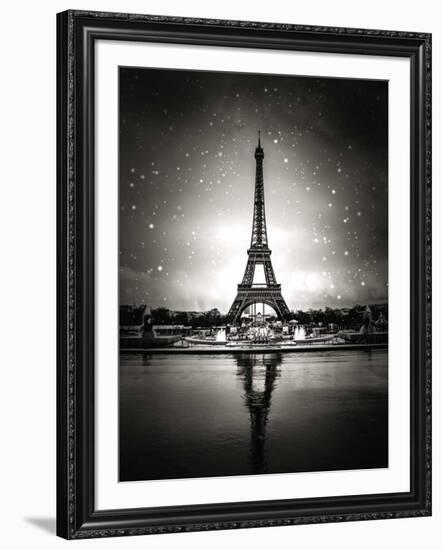 Magic Eiffel-Blonde Attitude-Framed Art Print