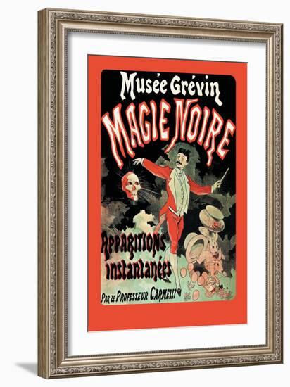 Magic Noire-Jules Chéret-Framed Art Print