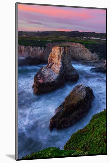 Magic Sunset at Davenport Cove, California Coast-Vincent James-Mounted Photographic Print