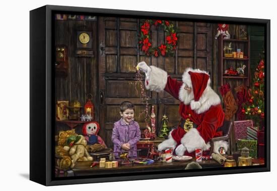 Magic Surprise-Santa’s Workshop-Framed Premier Image Canvas