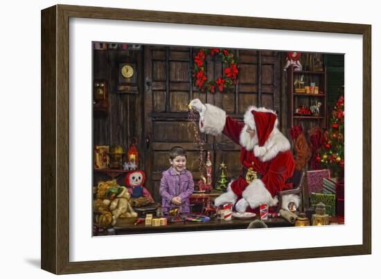 Magic Surprise-Santa’s Workshop-Framed Giclee Print