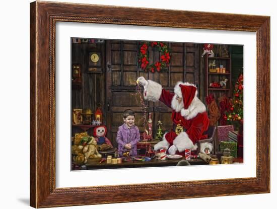 Magic Surprise-Santa’s Workshop-Framed Giclee Print