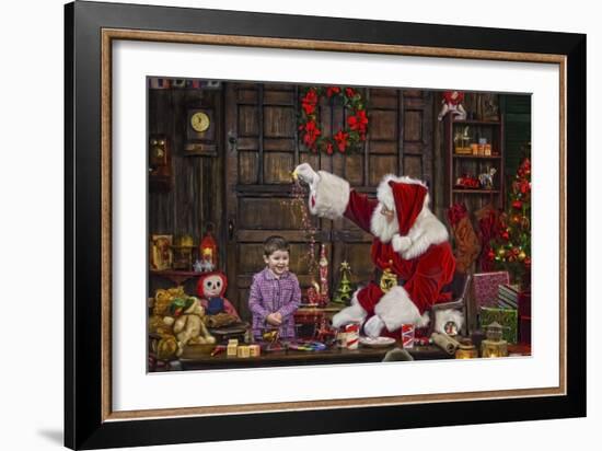 Magic Surprise-Santa’s Workshop-Framed Giclee Print