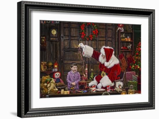 Magic Surprise-Santa’s Workshop-Framed Giclee Print