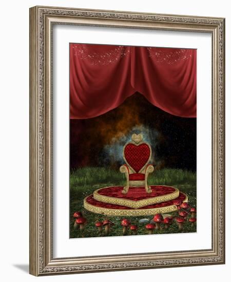 Magic Throne-justdd-Framed Art Print