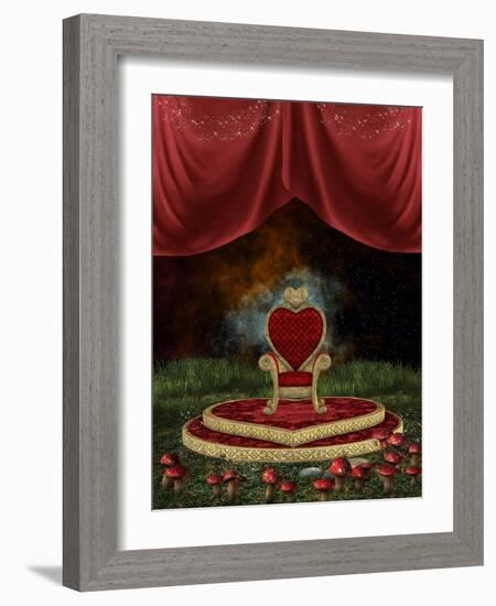 Magic Throne-justdd-Framed Art Print