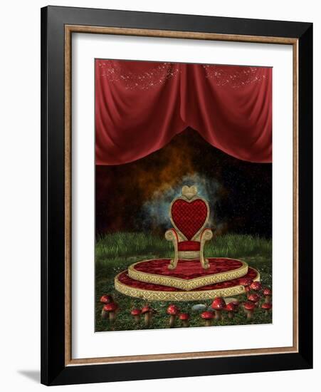 Magic Throne-justdd-Framed Art Print