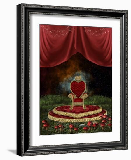 Magic Throne-justdd-Framed Art Print