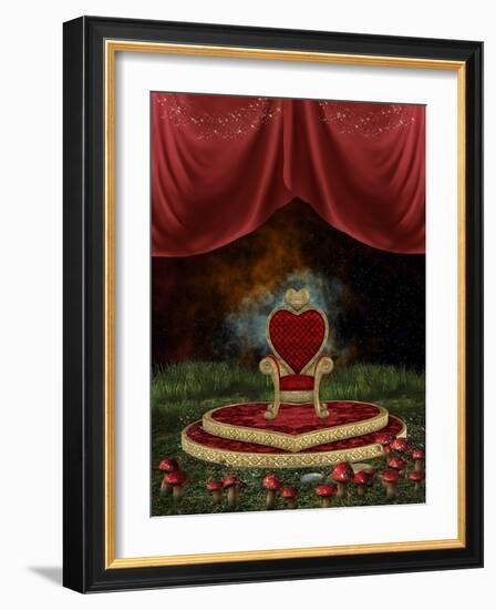 Magic Throne-justdd-Framed Art Print