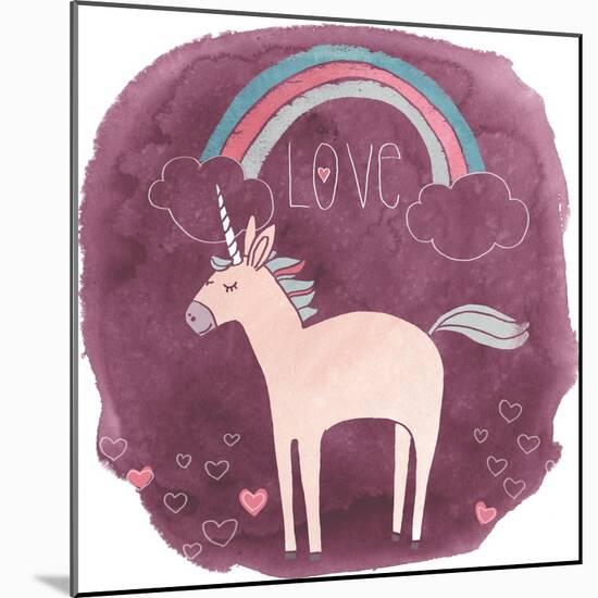 Magic Unicorn Squad IV-June Erica Vess-Mounted Art Print