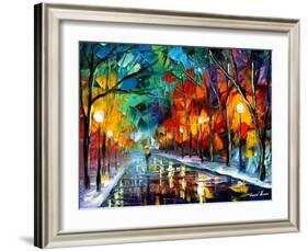 Magic Walk-Leonid Afremov-Framed Art Print