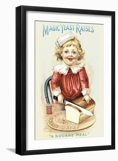 Magic Yeast Raises "A Square Meal"-null-Framed Art Print