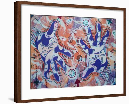 Magic-Abstract Graffiti-Framed Giclee Print