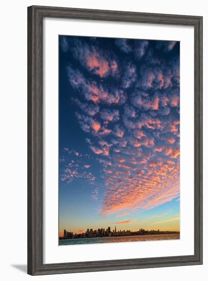 Magical Clouds Over San Francisco - City and Cloud Design, California-Vincent James-Framed Photographic Print