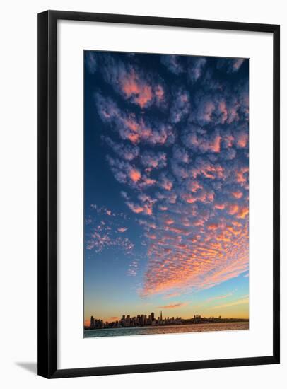 Magical Clouds Over San Francisco - City and Cloud Design, California-Vincent James-Framed Photographic Print