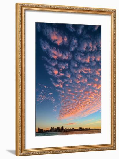Magical Clouds Over San Francisco - City and Cloud Design, California-Vincent James-Framed Photographic Print