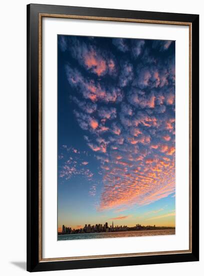 Magical Clouds Over San Francisco - City and Cloud Design, California-Vincent James-Framed Photographic Print