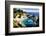 Magical Cove, Big Sur, California-George Oze-Framed Photographic Print