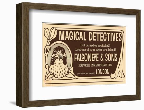 Magical Detectives Falconeye-null-Framed Premium Giclee Print