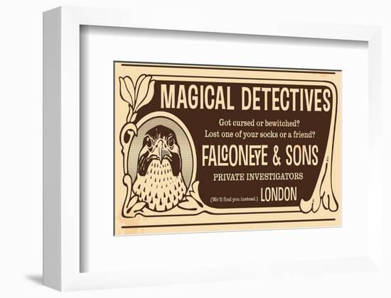 Magical Detectives Falconeye-null-Framed Premium Giclee Print