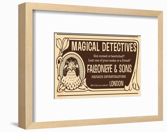 Magical Detectives Falconeye-null-Framed Premium Giclee Print