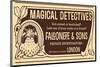 Magical Detectives Falconeye-null-Mounted Art Print