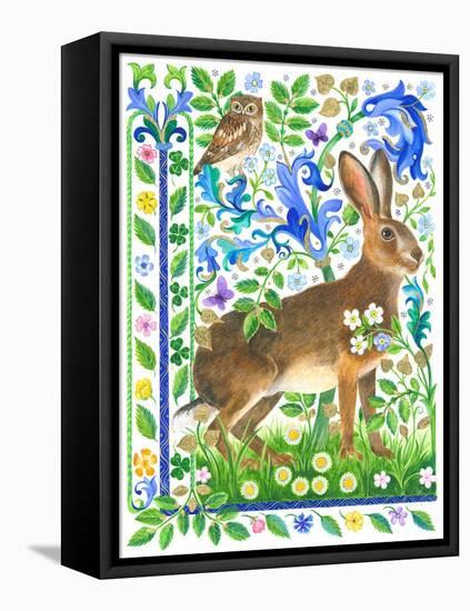 Magical Garden Hare-Isabelle Brent-Framed Premier Image Canvas