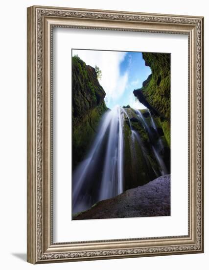 Magical Gljúfrafoss, Waterfall Southern Iceland Coast-Vincent James-Framed Photographic Print