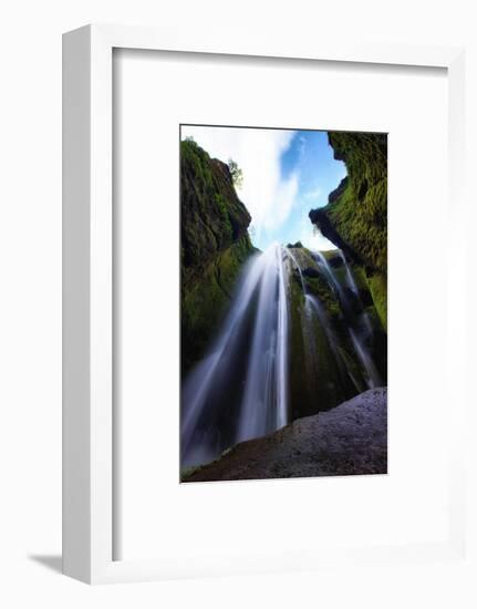 Magical Gljúfrafoss, Waterfall Southern Iceland Coast-Vincent James-Framed Photographic Print