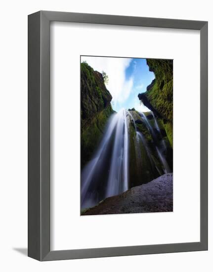 Magical Gljúfrafoss, Waterfall Southern Iceland Coast-Vincent James-Framed Photographic Print