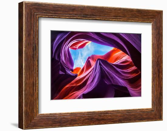 Magical Lower Antelope Canyon-Nanouk El Gamal-Framed Photographic Print