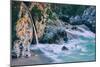 Magical McWay Waterfall and Beach Scene, Big Sur California Coast-Vincent James-Mounted Photographic Print
