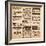 Magical Newspaper Page with Classifieds - Perfect for Halloween-shootandwin-Framed Art Print