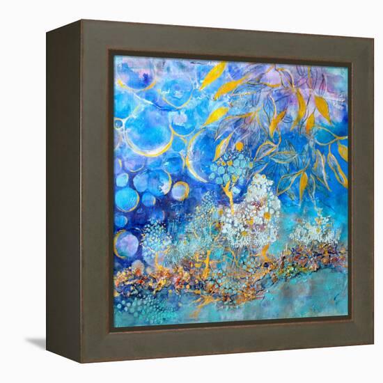 Magical Night Garden, 2022 (Acrylic on Canvas)-Margaret Coxall-Framed Premier Image Canvas