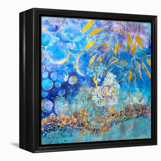 Magical Night Garden, 2022 (Acrylic on Canvas)-Margaret Coxall-Framed Premier Image Canvas