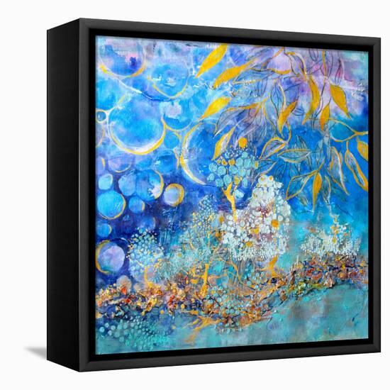 Magical Night Garden, 2022 (Acrylic on Canvas)-Margaret Coxall-Framed Premier Image Canvas