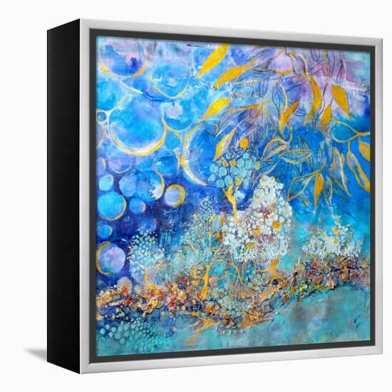 Magical Night Garden, 2022 (Acrylic on Canvas)-Margaret Coxall-Framed Premier Image Canvas